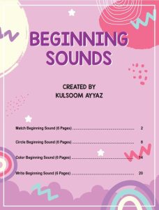 Beginning Sounds